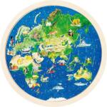 Goki Puzzle reversibilă hartă mondială Puzzle