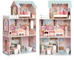 ECOTOYS Casă mare de păpuși cu set de mobilier ECOTOYS Casuta papusi