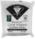 CAFEC Abaca+ Cone Filtre de hârtie - 02, 100 bucăți