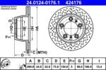 ATE Disc frana ATE 24.0124-0176.1 (24.0124-0176.1)
