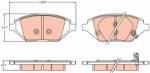 TRW set placute frana, frana disc TRW GDB2318 (GDB2318)