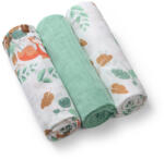 BabyOno textilpelenka színes 3db zöld 348/12