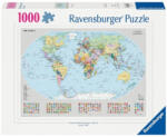 Ravensburger 12000065 puzzle - Politikai világtérkép (1000 db) (15543_uj)