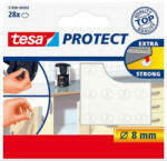 TESA Zaj- és csúszásgátló korong, 8 mm, TESA Protect, átlátszó (TE57898) (57898-00000-01)