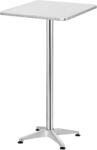 PremiumXL en. casa Bár- és bisztróasztal Järpen négyszögletes 75 cm / 115 cm ezüst