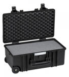 GT Line Geanta/ Valiza protectie cu burete pretaiat, roti si maner telescopic, 5122, 546 x 347 x 247 mm, Explorer cases (Culoare: Black) (5122.B)