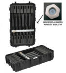 GT Line Geanta/ Valiza protectie cu suport de spuma pentru 12 pusti si indicator de umiditate, 10840, 1178 x 718 x 427 mm, Explorer cases (Culoare: Black) (10840.B D1)