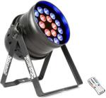 Beamz PAR-64 RGBW 18x12W DMX Quad LED reflektor IR távirányító