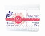 Linteo b>Beţe de bumbac 100% naturale Linteo, 200 bucăţi într-o cutie
