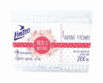 Linteo Papír fültisztító pálcika 100% natural Linteo 200 db dobozban - pindurka