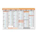 Pátria Design PD 2026 asztali fekvő számfejtési naptár (P4111-0228) - bestbyte