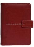 KALENDART Saturnus M231 műbőr bordó gyűrűs kalendárium (23SM231-002) (23SM231-002)