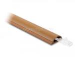 DELOCK Kábelcsatorna öntapadós 30 x 11 mm - hosszúság 1 m fahatású (DL20730) (DL20730)