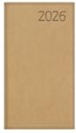 KALENDART Traditional 2026 T035 bézs heti beosztású álló zsebnaptár (26T035T-007) - bestbyte