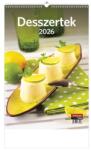 KALENDART 2026 T094 Desszertek falinaptár (26T9400-14A) - bestbyte