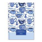 PERIOD Magnólia Coffeetime 2026 B6 napi beosztású női tervező határidőnapló (P4114-4532) - bestbyte