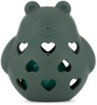Petite&Mars Bear Basil 0m+ csörgő Misty Green