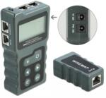 DELOCK LCD kábel tesztelő RJ45 / PoE / DC (63110)