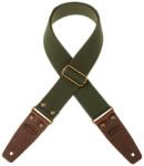 Magrabò Stripe SC Entry Dark Green 5 cm, terminals Brown, Brass Buckle