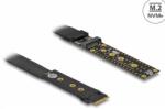 Delock Riser kártya M. 2 kulcs M Extension NVMe 20 cm hosszú kábellel (64136) - ipon