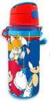  Sonic a sündisznó Prime alumínium szívószálas kulacs akasztóval 600 ml (JAVEWA7142SN)