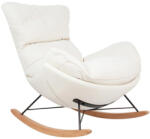 King Home Otilia Teddy Hintaszék Fehér Műbőr-Teddy Kényelmes (KHM-KH0101009495)