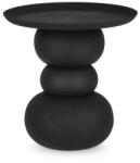 Bizzotto ALPA 41 Organikus Dohányzóasztal Fekete Matt Acél