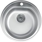 Metalac Chiuveta rotunda 510E Inox Venera510 mm, sifon 90 mm, inox (123677) - 24mag Chiuveta