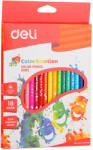 Deli Creioane colorate Deli Color emotion, 18 culori (DLEC00210)