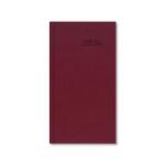 PERIOD Standard 2026 álló bordó műbőr zsebnaptár (P4114-4541) - officedepot