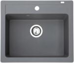 Metalac Chiuveta X Granit Quadro 60 grafit600 x 500 mm, sifon 90 mm, granit (372984) - 24mag Chiuveta