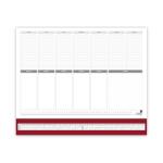 PERIOD 2026 59x41 cm bordó könyöklő (P4080-0358) - officedepot