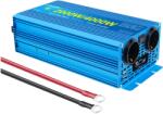  DC/AC inverter, tiszta szinuszhullám, univerzális kompatibilitás, 2000W-4000W EU, DC24V, AC220-240V 50Hz