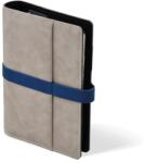 KALENDART Saturnus M225 műbőr szürke-kék gyűrűs kalendárium (26SM225-005) - officedepot