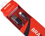 BRAVAS Кабел USB Type C черен 1м. FAST CHARGE сертифициран - Allstore