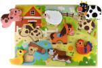 Tooky Toy Puzzle 3D din lemn Tooky jucărie - Ferma (112990) Puzzle