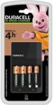 Duracell Încărcător de baterii DURACELL CEF14 AA creion 1300mAh și AAA micro 750mAh + 2 buc baterii AA și 2 buc baterii AAA 10PP050044 (10PP050044) Baterie reincarcabila