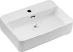 Comad TRUST 2 WHITE (E-6282) - Мивка за плот TRUST 55x38 см бял гланц (CM0057)