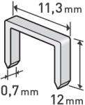 Extol spony, balení 1000ks, 12 mm, 11, 3 x 0, 52 x 0, 70 mm 8852504 (8852504)