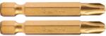 Fortum hrot křížový phillips, sada 2ks, PH 3 x 50 mm, titan. úprava, S2 4741283 (4741283)