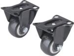 Extol kolečka pevná s PVC obručí, sada 2ks, průměr 40 mm 8856012 (8856012)