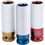 Fortum ütvecsavarhúzó 1/2", 3 darabos készlet, 17-19-21 mm, H 86 mm 4700800 (4700800)