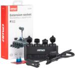 AMiO , Szivargyújtó Elosztó 4-es, 12/24V (0504175) (AMI-04175) (AMI-04175)