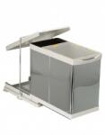 Ideal Feroluc Cos Gunoi Model 21100, 273 x 440 x 425 mm, 1 Cuva x 1 l, 1 Cuva x 20 l (IFR-41898) Cos de gunoi