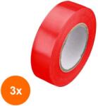 Harden Set 3 x Banda Izolatoare Rosie din PVC, 20m, Profesional, Harden (COR-3xZH660502)