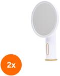 Z-tools Set 2 x Oglinda pentru Make-Up, LED, Control Touch, Intensitate Reglabila, Alba (LIZ-2xZLN-ZTS8678)