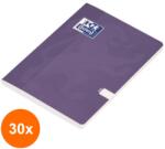OXFORD Set 30 x Caiet Oxford A5 Matematica, 48 File, Hartie Optik 80g/mp, Coperta Plastifiata, Margini Liniate, Model Touch Trend (REH-30xHRZ-400200257)