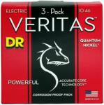 DR Strings VTE-10 Veritas 3-Pack Elektromos gitárhúrok (2-VTE-10-3PK)