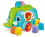 Clementoni Clemmy baby - cărucior cu elefanți, 10 cuburi (OLP104917697)