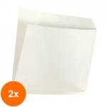 Bisbags Set 2 x 2000 Coltare Hartie Albe, 15 x 15 cm (SIB-2xBBG-PK1503)